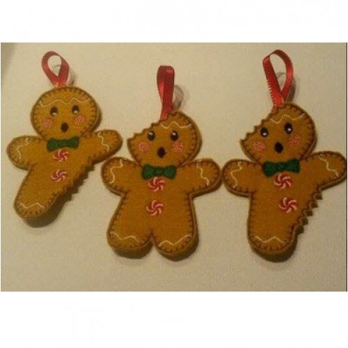 Bitten Gingerbread Men