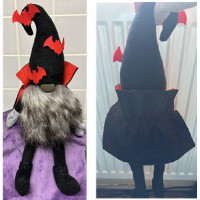 Halloween Bat Hat and Cloak Addon for Gnome Shelf Sitter