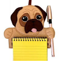Pug Notepad and Pen Holder