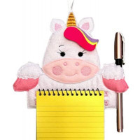 Unicorn Notepad and Pen Holder