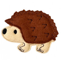 Walking Hedgehog Brooch Pin